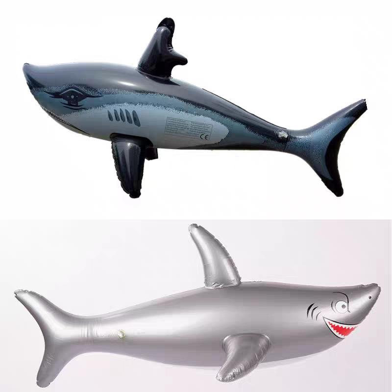 Inflatable Shark Balloon Eco-Friendly PVC Durable Cartoon Float Toy for Beach Pool Party Kids Summer Birthday Gifts