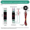 Digital Three Phase Voltage Meter LED Display Modular Design Anti-interference for Communication Base Station Power Supply Monitoring