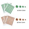 50pcs Holographic Fishing Lure Eyes 3mm/6mm/9mm/12mm Artificial Fish Eyes 5D Fish Eyes  Fly Fishing
