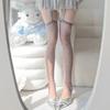 New Fashion Polka Dots Sexy Slim Thigh High Socks Lolita Cute Garter Stockings Women Summer Thin Nylon Suspender Belts Pantyhose