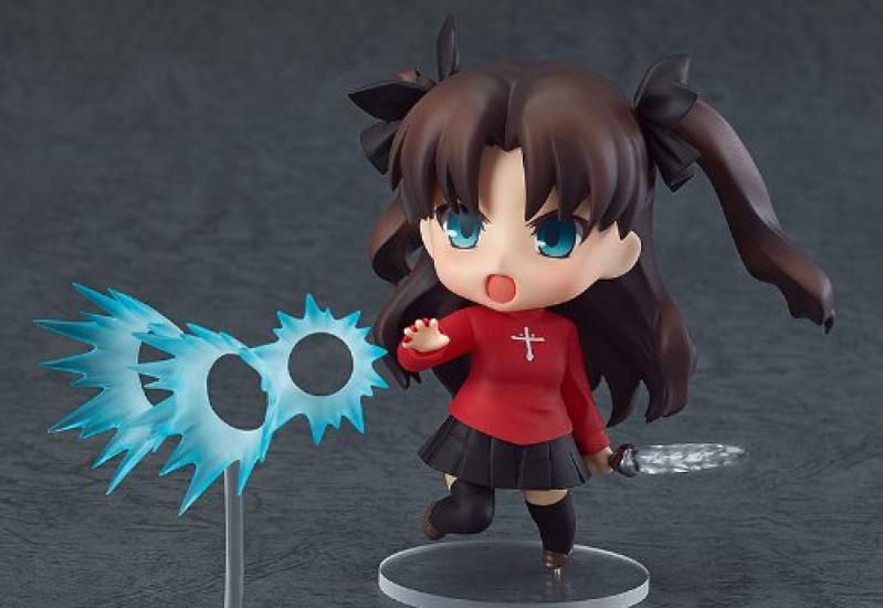 Nendoroid Night Tohsaka Rin ABS PVC Painted Movable Figure Resale Fate/stay Non-scale &