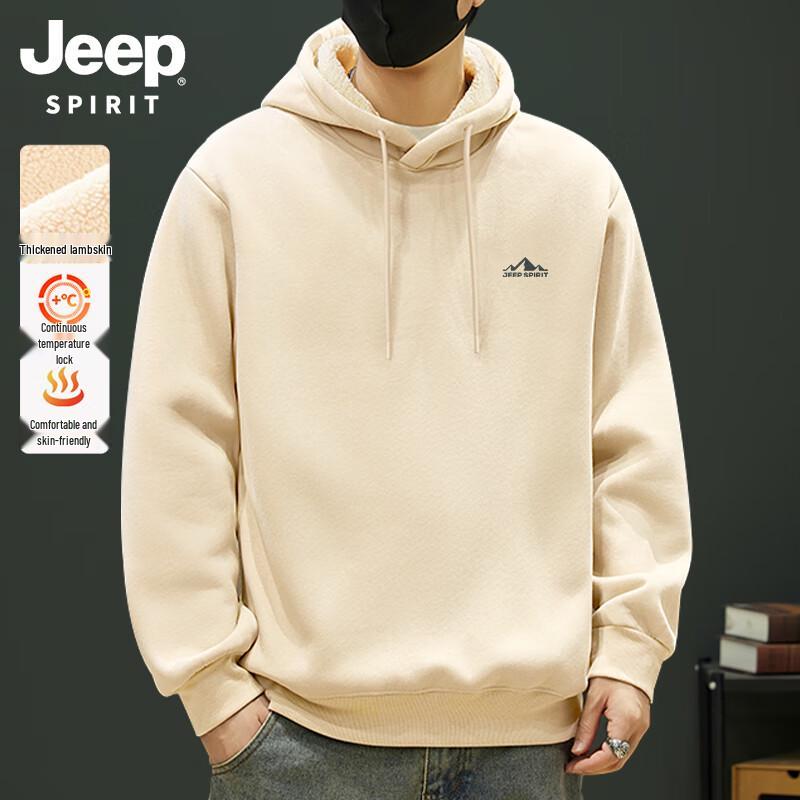 

JEEP SPIRIT Men s Winter Hooded Sweatshirt 2XL