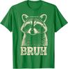 Cool Raccoon Sunglasses Bruh Funny Raccoon Lovers Boys Fashion Teens TShirt Novelty Gift Y2k Streetwear Cute Tee Cool Clothing