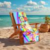 Ultra-Soft Beach Towel with Doggyland Theme,Ideal for Pool - Camping, Diving - Perfect Travel Essential, Vibrant Beach Towel.