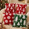 45x45cm Throw Pillow Cover Soft Plush Decorative Pillowcase New Cushion Cover  Christmas Decor