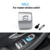 For Mercedes Benz W205 W253 W213 W293 W222 Car Window Switch Button Cover Passenger Door Control Switch Key Cap Replacement