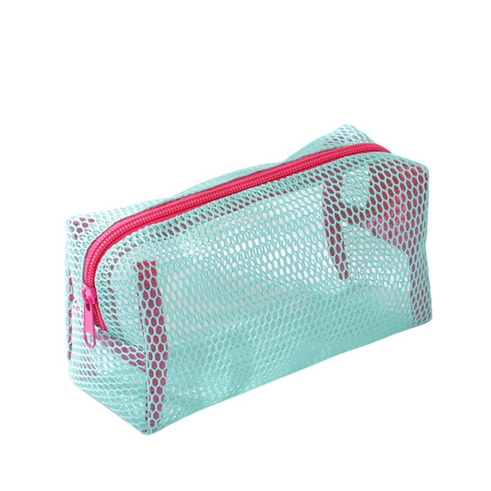 Dopamin Lippenstift Make-up Tasche Netz Reißverschluss Münzbörse Mode Kleinigkeiten Aufbewahrungsbeutel Reise