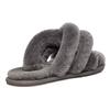 UGG Women's Scuffita Charcoal Sheepskin Slippers 1123572-CHRC