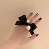 Temperament Bow, Pearl Headband, New Style, Korean High-end Feel, Headband, Rubber Band, Women's, Headwear