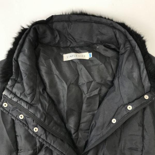 Renown Simple Life High Ratio 80% Down Coat Outer / Women's M / Black / Detachable Fur(USED)