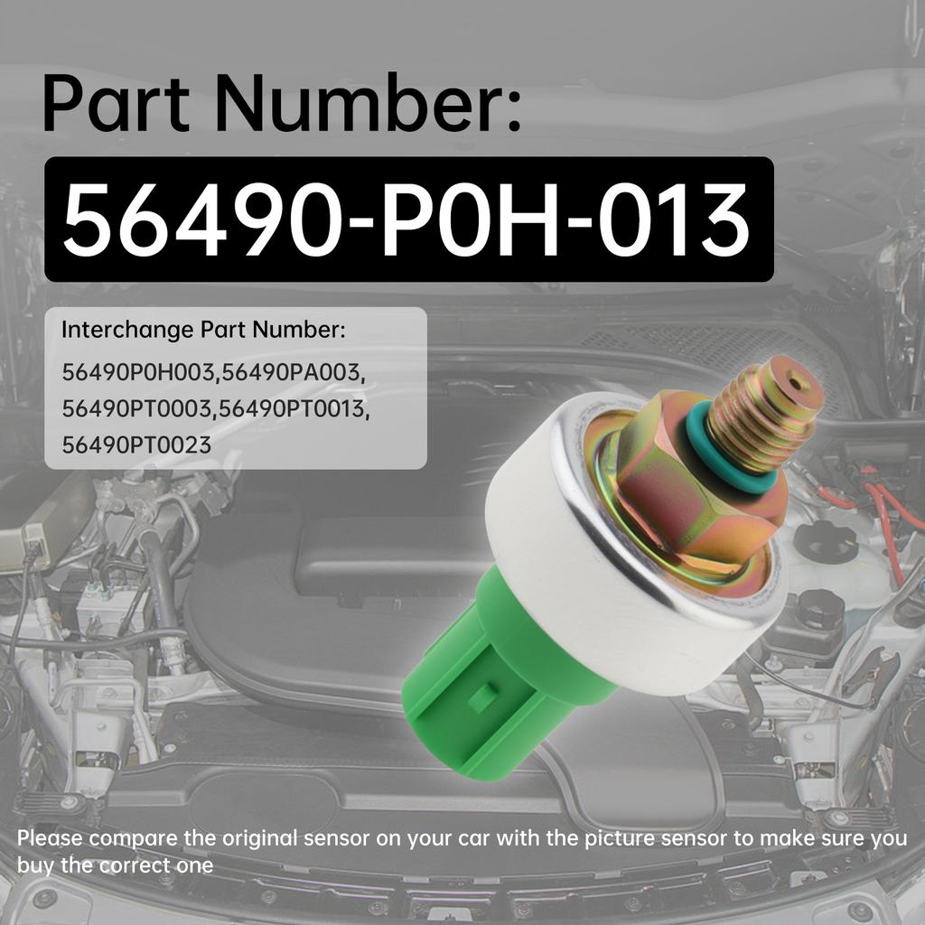 56490P0H013 Replaceable Power Steering Pressure Sensor Direct Fit 2 Pins with Sealing Circle