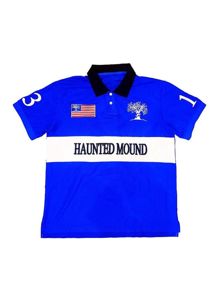 Y2K 3D Embroidered Unisex Polo Collar Casual Sports Top