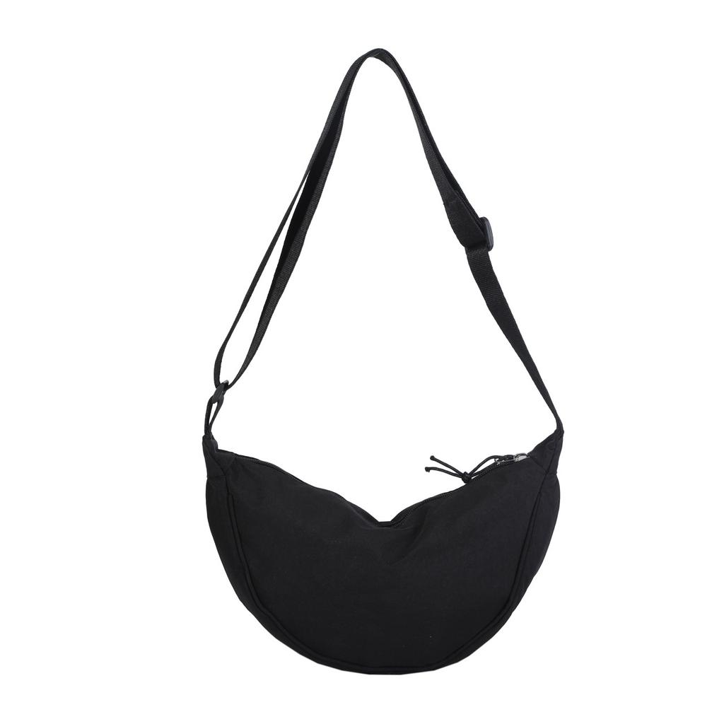 New Women's Messenger Bag Urban Simple Nylon Dumpling Bag Student Shoulder Bag Cloth Bag
