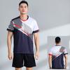 Quick Dry Breathable Badminton Set Men Women Short Sleeve Sportswear Training Competition Outfit Fall