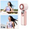 Portable Mini Pocket Fan Foldable Design USB Rechargeable Fan Mini Folding Cooling Fan  Outdoor Use