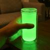 Fluoreszierender Klarer Kunststoffbecher Doppelwandig Nachtleuchtende Tasse Leuchtende Kaffeetasse Reise