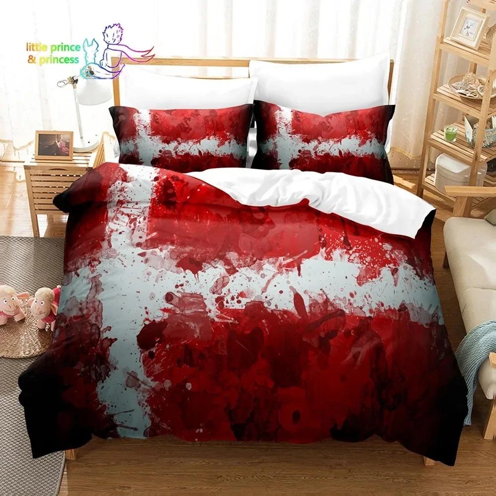 Portugal Flag Country Flag Bedding Set Single Twin Full Queen King Size Bed Set Adult Kid Bedroom Bedding Gift