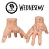 Addams Family Wednesday Hand Figure Latex Decorations Cosplay Fans