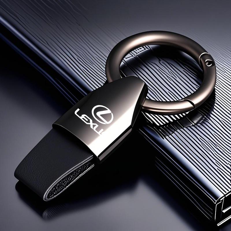 Luxury Men Women Suede/Metal Key Chain Fashion Keychain Key Ring Holder For Lexus LS LC RZ IS350 ES300 GS350 CT200h GX460 LX570 RG3