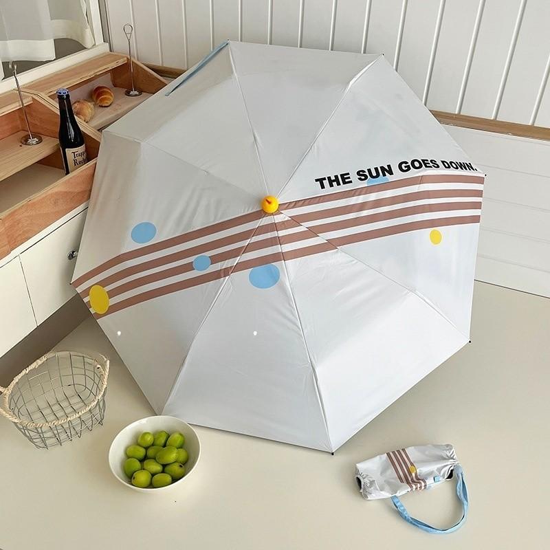 Little Red Boots/Red Nose Umbrella Folding Sunscreen Sunscreen Umbrella