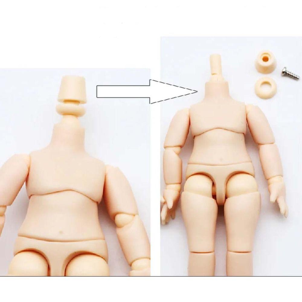 Moveable Joints Doll Model Body Multi-skinned Obitsu Doll Children Gift Ob11 Doll Body  DIY Toy