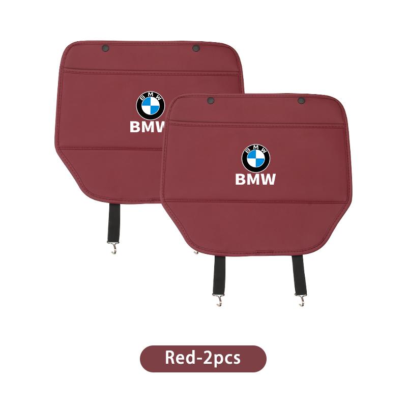 QSLE3 New 2025 Car Seat Back Anti Kick Protective Pad Cover Anti-Scratch Mat For BMW X1 X2 X3 X4 X5 X6 X7 G20 G30 6GT F10 E39 F30 E36