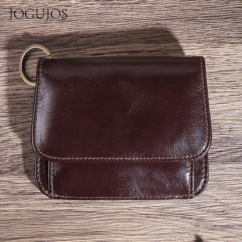 New leather women's change bag, multi-card small wallet, clutch bag, mini wallet, retro card bag, bag, female.