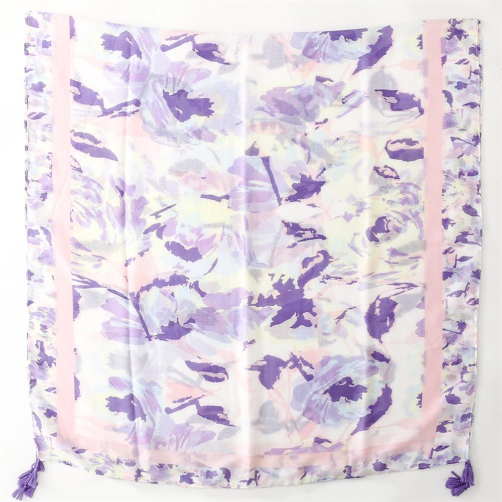 Korean Tassel Viscose Shawl Scarf Elegant Women Hijab Shawls Fashion Soft Thin Scarf Female