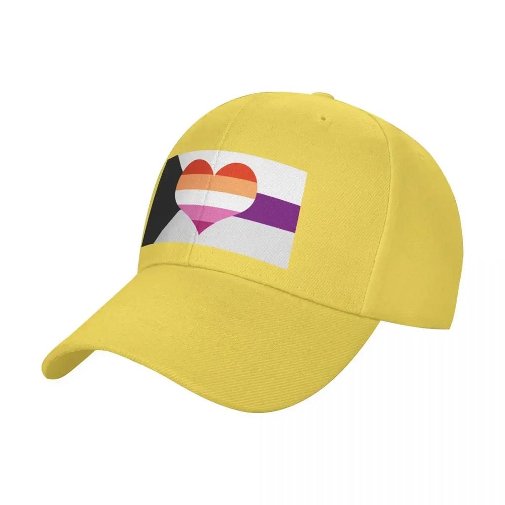 Demisexual Lesbian Pride Flag Baseball Cap Hiking Hat Male Hat Summer Hat Custom Cap Womens Hats For The Sun Mens
