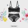Women's Sexy Lace Bra Set: Large Size Uplift for Big Breasts, Enhancing Silhouette, Thin Comfortable Design.