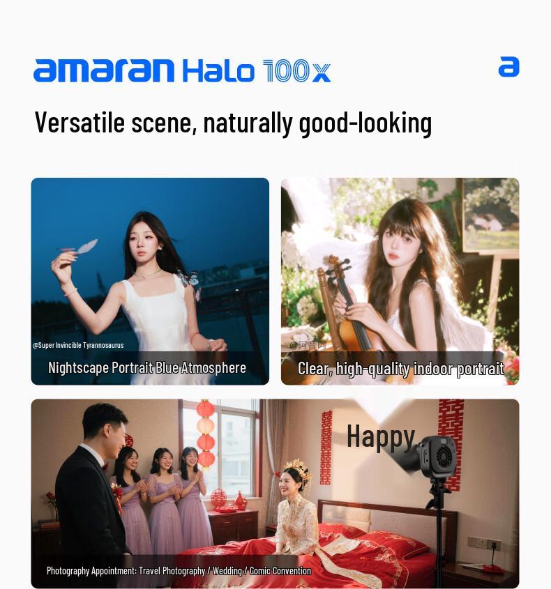 Aputure Amaran Halo 100x Portable Handheld Outdoor Light