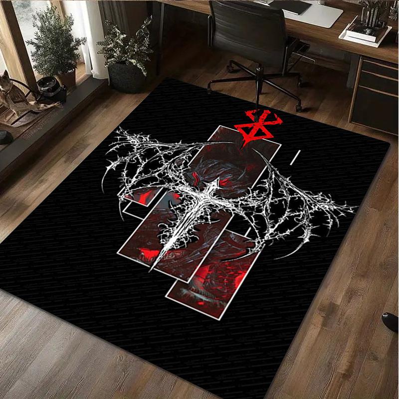 Furioso: Tappeto per la casa con avventura Dark Fantasy Tappeto Decorativo per Ufficio per Soggiorno Camera da Letto Zerbino Tappeto per Pavimento Tappeto per Area Sedia da Computer