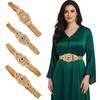Traditional Carved Floral Waist Belt Belly Chain for Dress Chain Belt for Women Waist Chain Belt Wedding Accessories
