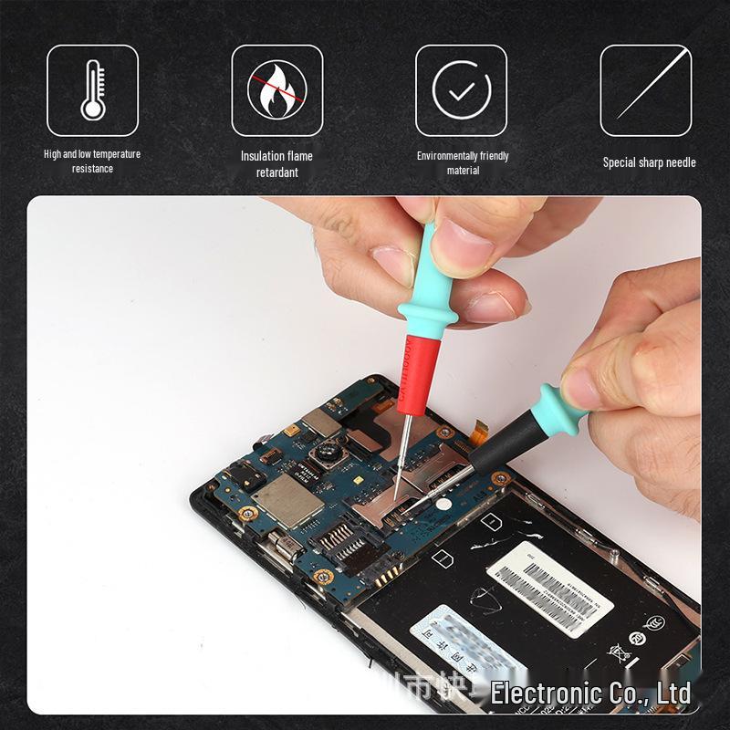 Gehärtete 20A Extra Scharfe Silikon-Multimeter-Prüfkabel, 1000V Kälte- & Hitzebeständig