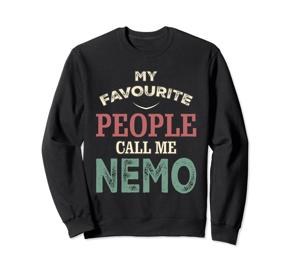 My Favorite People Call Me NEMO Christmas Gift Sweatshirt for Grandpa