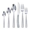 Crack Hammer Knife Fork Spoon 430 Stainless Steel Water Cube Western Tableware Steak Knife Fork Spoon