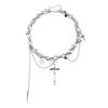Luxury Women's Tassel Necklace: Pig Nose Round Disc Design in Light Fashion Style