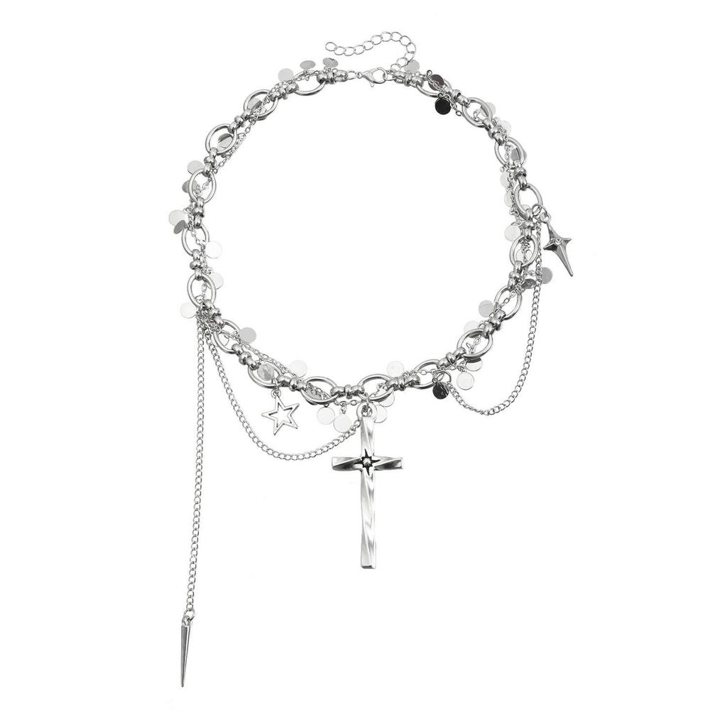 Luxury Women's Tassel Necklace: Pig Nose Round Disc Design in Light Fashion Style
