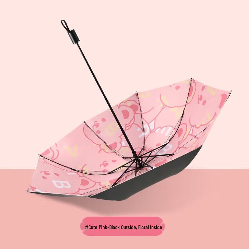 NINORIVA Cute Bear Sun/Rain Umbrella