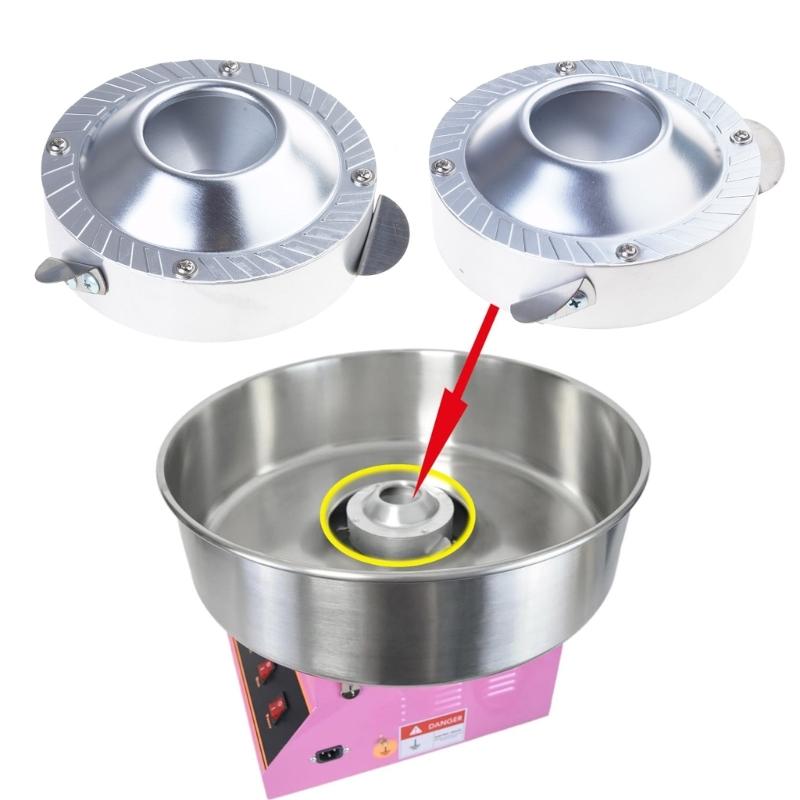 Cotton Sugar Spinning Head Replacement Easy Installation Stainless Steel Cotton Sugar Machine Accessory for Cotton Sugar