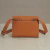 Korean Style Genuine Leather Crossbody/Clutch Bag - Large Capacity, Cowhide, Dual-Purpose