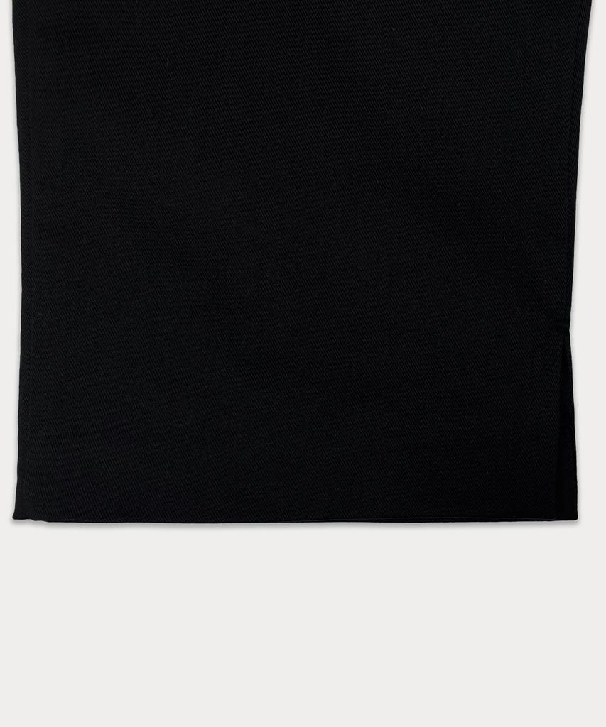 Sseomweeobeoteo Slit Biker Pants - Black