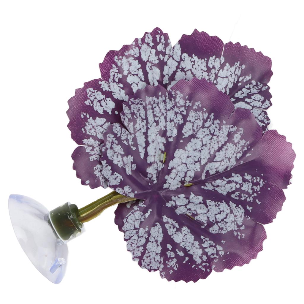 Betta Fish Leaf Pad Plastic Leaf Betta Hammocks with Suction Cup for Fish Tank Aquarium Decoration