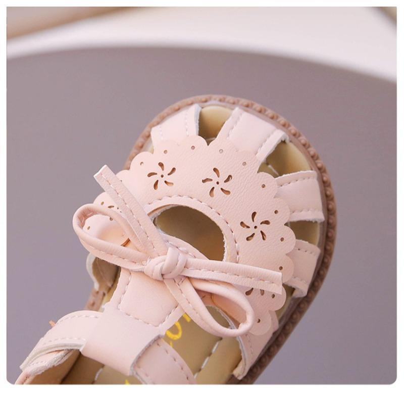 Girls' Princess Hollow-Out First Walkers Anti-Kick Baby Sandals for Toddlers Beach Shoes Girl's Dress Shoes