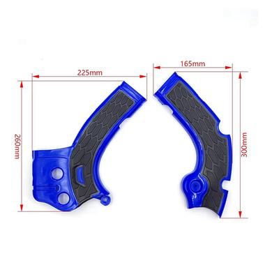 A51K-1Pair Motorcycle Frame Protective Shell Protective Cover Frame Guard Plate For  YZ250F YZ450F WR250F WR450F