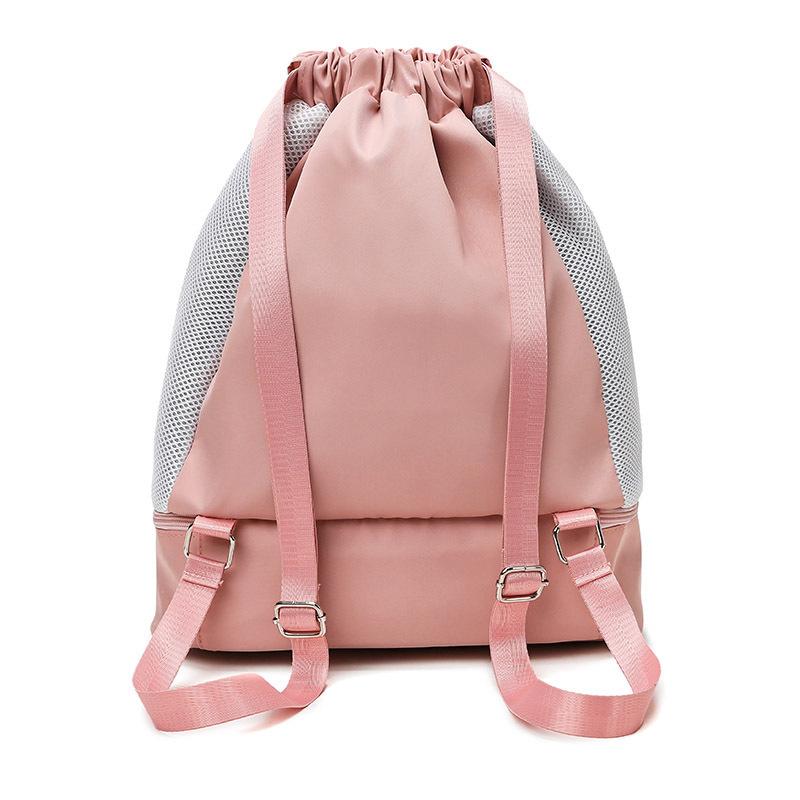 Fitness Bag, Women's New Model, Dry Wet Separation with Shoe Seats, Swimming Bag, Training Bag, Anti Splash Beach Storage Backpack