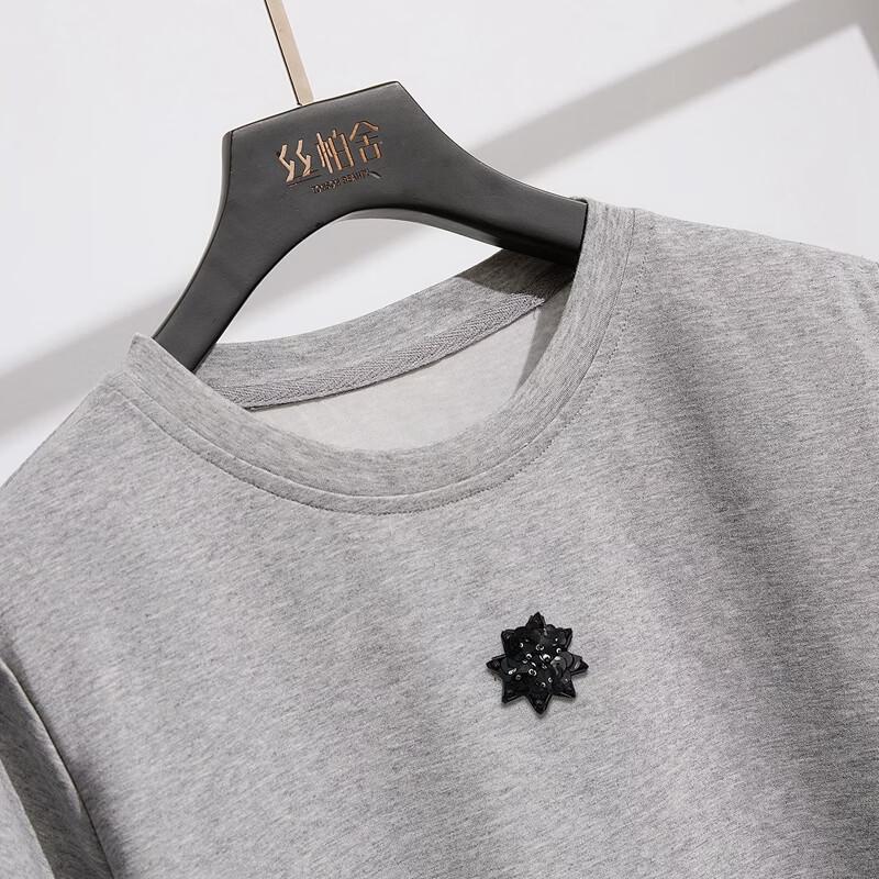 Cypress House Women's Lace Patchwork T-Shirt Dress