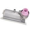 Bouclier de protection pour soudage Ti Alloy à angle droit à 90 degrés, couvercle de protection TIG avec mandrin à coin de 1/8 pouce et corps de lentille à gaz