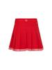 WIDEANGLE Co Summer Basic Pleated Culottes L_Red
