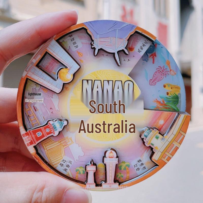 Chaozhou Cultural Refrigerator Magnet: Nan'ao Island Souvenir